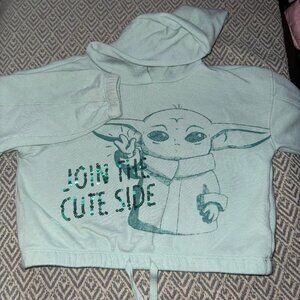 Girls Cropped Hoodie